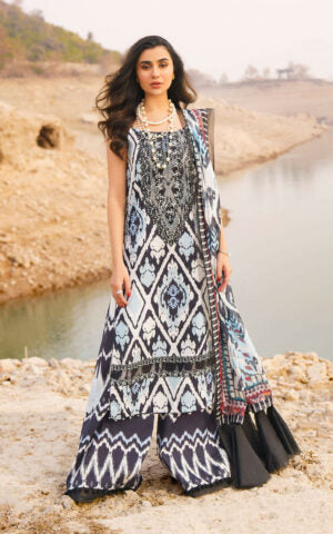 STARLETE-U141M008 | Unstitched Lawn